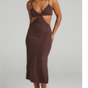 Showpo Midi Cut Out Dress